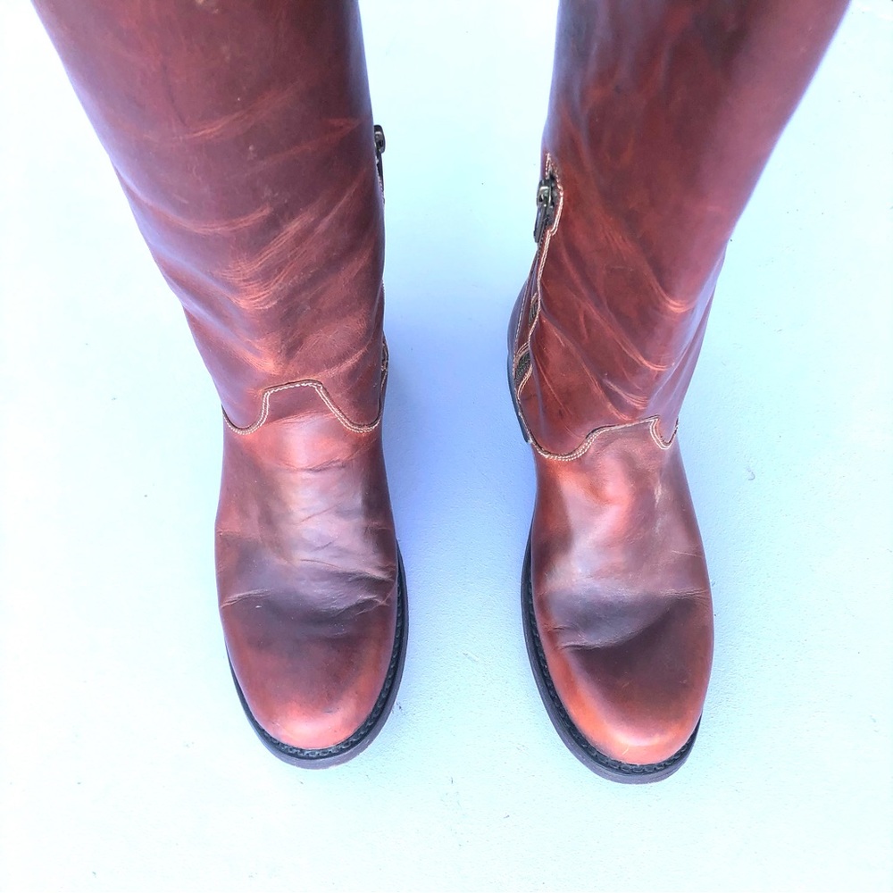 Stetson Handmade Leather Riding Boots - Picture 4 of 9